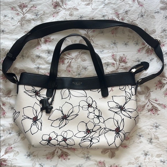 Radley London Floral Multiway Handbag - Tote, Crossbody, Shoulder. - Picture 1 of 5